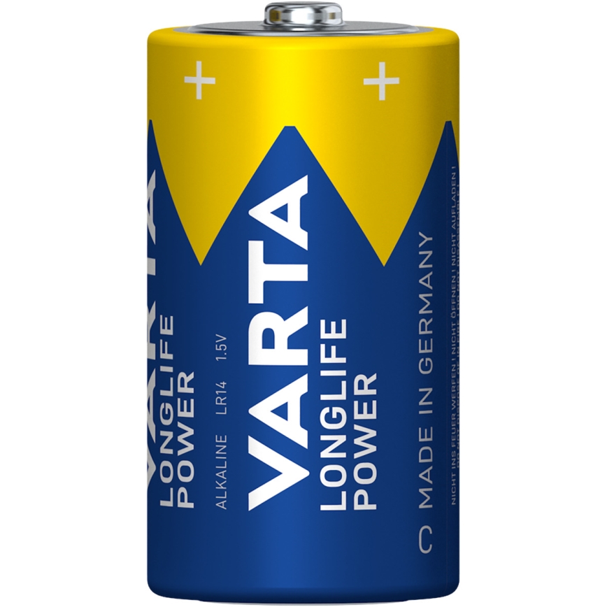 Varta 4914121422 - 2 τεμ. Αλκαλικές μπαταρίες LONGLIFE POWER LR14/C 1,5V