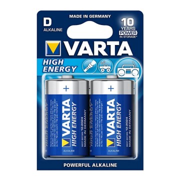 Varta 4920 - 2 τεμ. Αλκαλική μπαταρία HIGH ENERGY D 1,5V