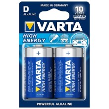 Varta 4920 - 2 τμχ Αλκαλική μπαταρία HIGH ENERGY D 1,5V