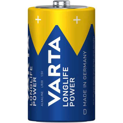 Varta 4920121422 - 2 τεμ. Αλκαλικές μπαταρίες LONGLIFE POWER LR20/D 1,5V