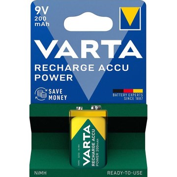 Varta 56722101401 - 1 τεμ. Επαναφορτιζόμενη μπαταρία ACCU Ni-MH/200mAh/9V