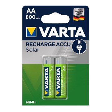 Varta 56736 - Σετ 2 επαναφορτιζόμενες μπαταρίες SOLAR ACCU AA NiMH/800mAh/1,2V