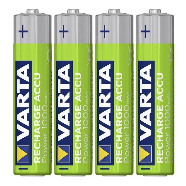 Varta 5703301404 - 4 τμχ Επαναφορτιζόμενη μπαταρία RECHARGE AAA 1,2V