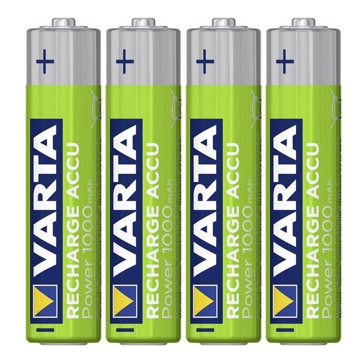 Varta 5703301404 - 4 τμχ Επαναφορτιζόμενη μπαταρία RECHARGE AAA 1,2V