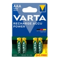 Varta 5703301494 - 3+1 τεμάχια Επαναφορτιζόμενες μπαταρίες ACCU AAA Ni-MH/1000mAh/1,2V