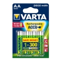 Varta 5716 - Σετ 4 επαναφορτιζόμενες μπαταρίες ACCU AA NiMH/2600mAh/1,2V