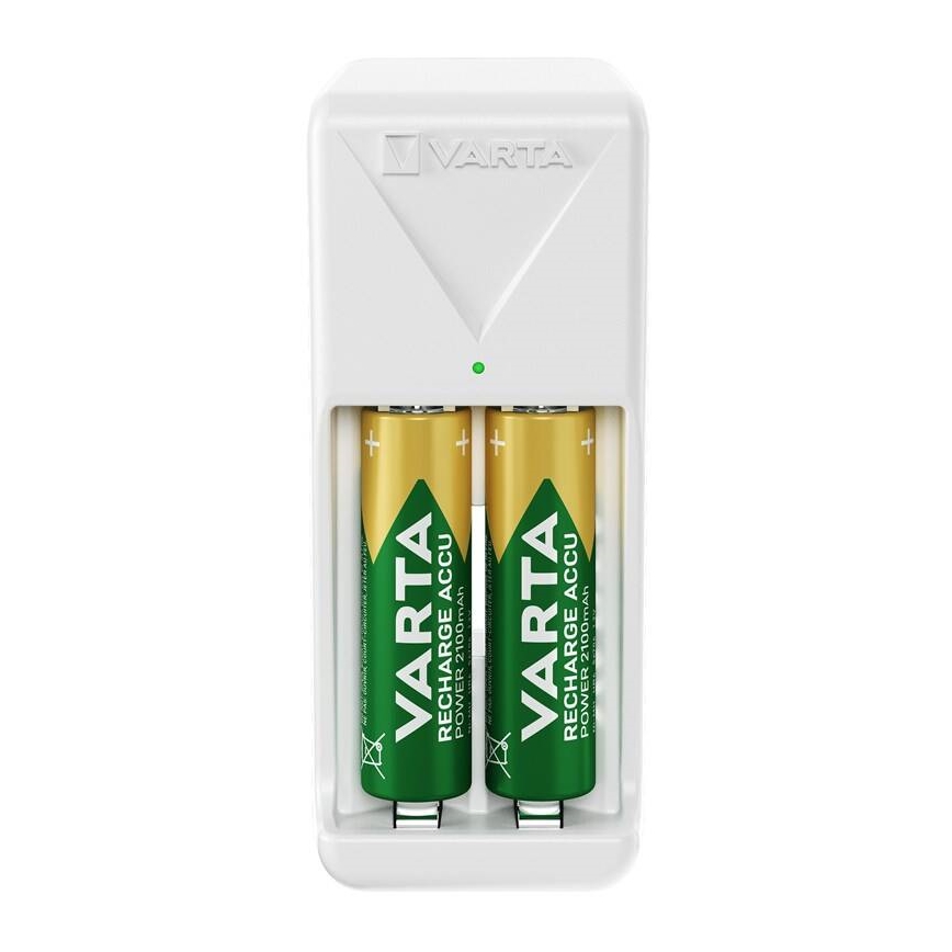 Varta 57656101451 - Φορτιστής μπαταριών 2x AA/AAA 2100 mAh 230 V