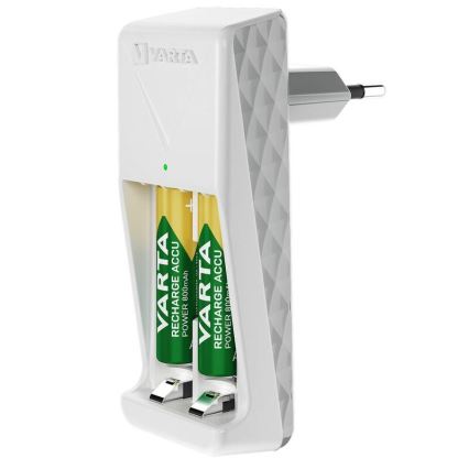 Varta 57656101451 - Φορτιστής μπαταριών 2x AA/AAA 2100 mAh 230 V