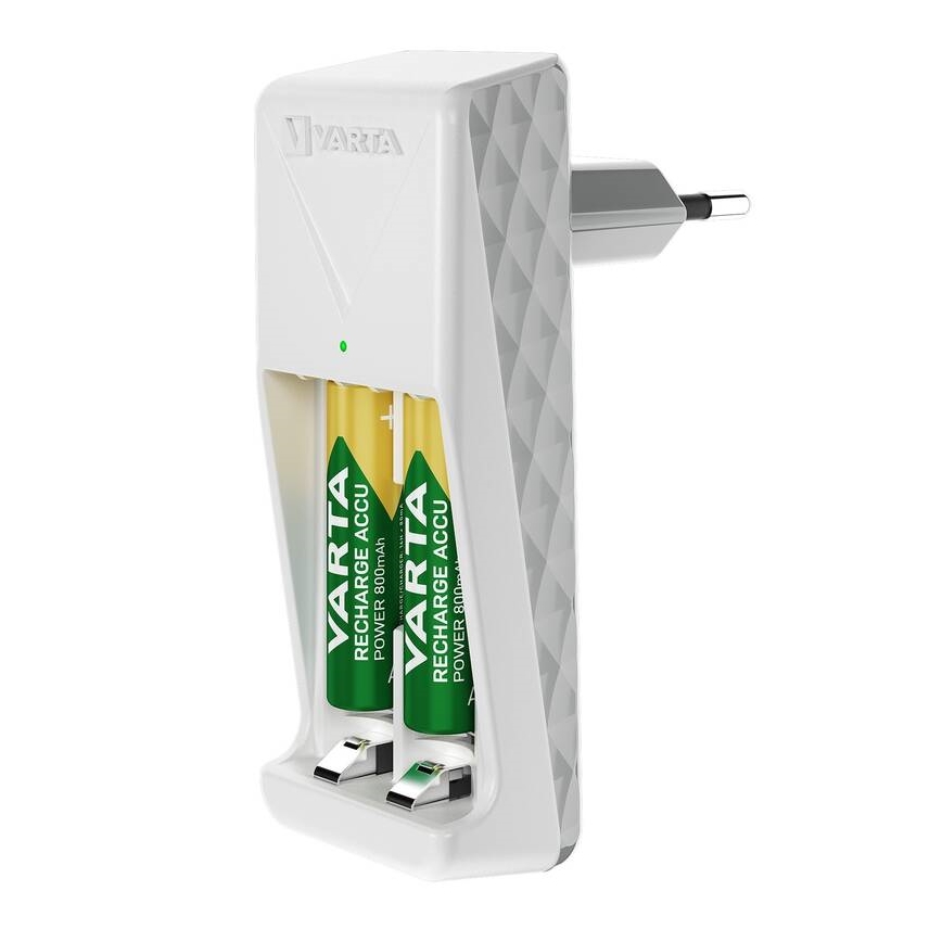 Varta 57656101451 - Φορτιστής μπαταριών 2x AA/AAA 2100 mAh 230 V