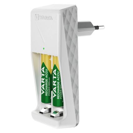 Varta 57656201421 - Φορτιστής μπαταριών 2xAA/AAA 800 mAh 230V