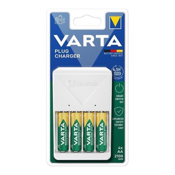 Varta 57657101451 - Φορτιστής μπαταριών 4xAA/AAA 2100mAh 230V