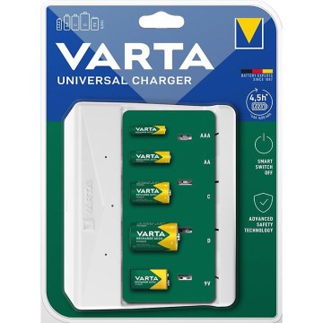 Varta 57658101401 - Φορτιστής μπαταριών AA/AAA/C/D/5V