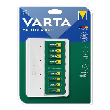 Varta 57659101401 - Φορτιστής μπαταριών 8xAA/AAA 5V