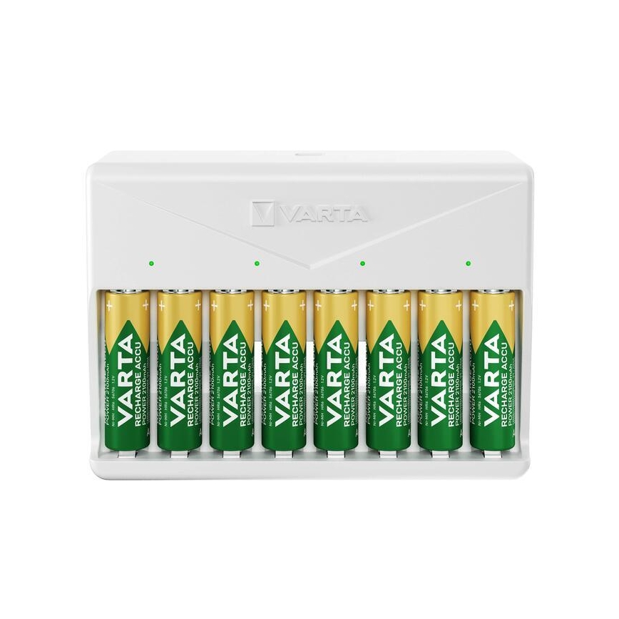 Varta 57659101401 - Φορτιστής μπαταριών 8xAA/AAA 5V