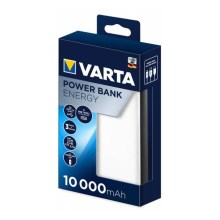 Varta 57976101111 - Power Bank ENERGY 10000mAh/2,4V λευκό