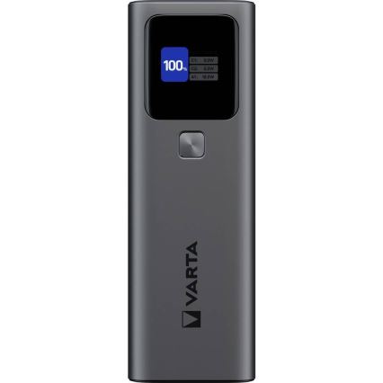 Varta 57984101111 - Power bank με οθόνη LED Power Delivery 27000 mAh/140W/3,7V