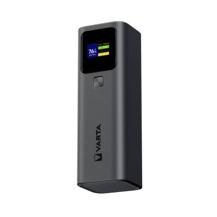 Varta 57984101111 - Power bank με οθόνη LED Power Delivery 27000 mAh/140W/3,7V