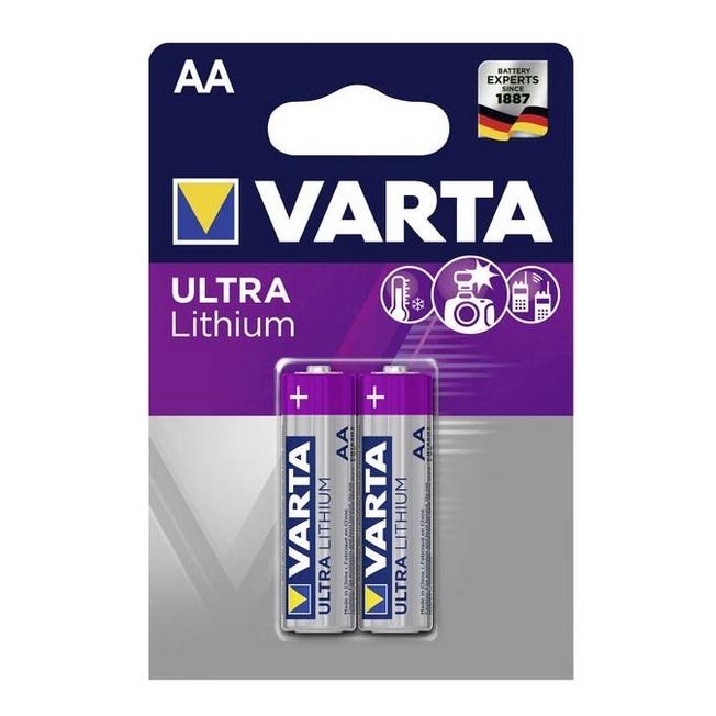 Varta 6106 - 2 τμχ Στοιχείο λιθίου ULTRA AA 1,5V