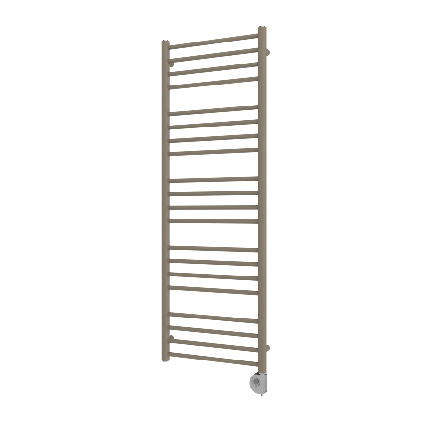 Vertaduro - Καλοριφέρ μπάνιου SIMONE με θερμοστάτη, 600W, 144x50 cm, χρώμα taupe