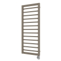 Vertaduro - Καλοριφέρ μπάνιου με θερμοστάτη ADEL, 600 W, 128×50 εκ., σε απόχρωση taupe