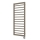 Vertaduro - Καλοριφέρ μπάνιου με θερμοστάτη ADEL, 600 W, 128×50 εκ., σε απόχρωση taupe