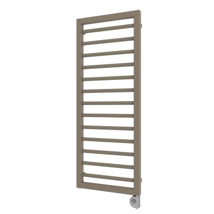 Vertaduro - Καλοριφέρ μπάνιου με θερμοστάτη ADEL, 600 W, 128×50 εκ., σε απόχρωση taupe