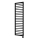 Vertaduro - Καλοριφέρ μπάνιου με θερμοστάτη ADEL 600W 172x50 cm μαύρο