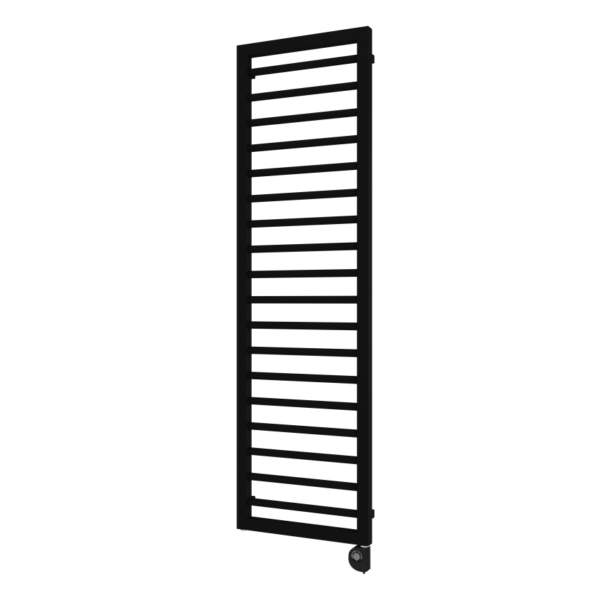 Vertaduro - Καλοριφέρ μπάνιου με θερμοστάτη ADEL 600W 172x50 cm μαύρο