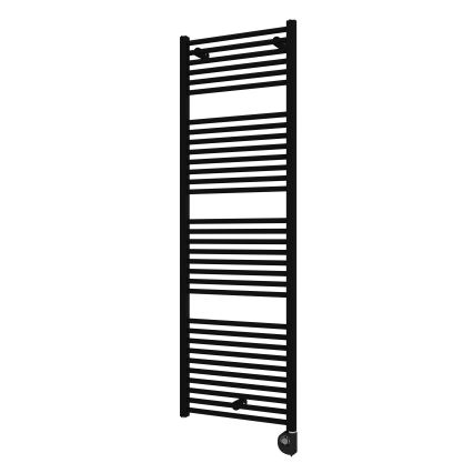 Vertaduro - Καλοριφέρ μπάνιου με θερμοστάτη DENISE 600W 154x50 cm μαύρο