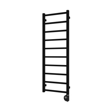 Vertaduro - Καλοριφέρ μπάνιου με θερμοστάτη ZOE 400W 114x40 cm σε μαύρο χρώμα