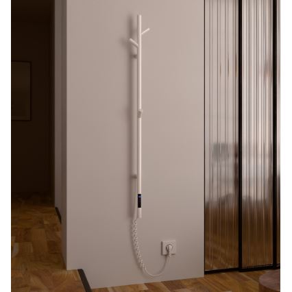 Vertaduro - Ηλεκτρική πετσετοκρεμάστρα MEDA 37W 118x16 cm λευκή