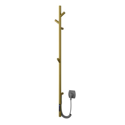 Vertaduro - Ηλεκτρική πετσετοκρεμάστρα MEDA 37W 118x16 cm χρυσή