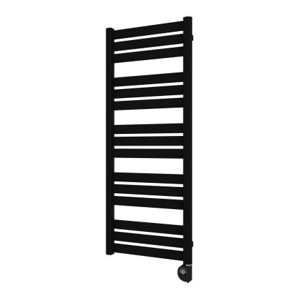 Vertaduro - Θερμαντικό σώμα μπάνιου LUCY 600W 125x50 cm με ενσωματωμένο θερμοστάτη, μαύρο