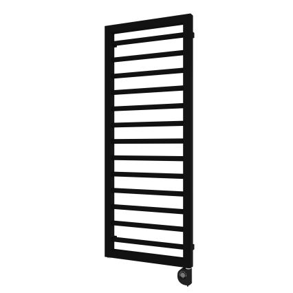 Vertaduro - Θερμαντικό σώμα μπάνιου με θερμοστάτη ADEL 600 W 128x50 cm, μαύρο