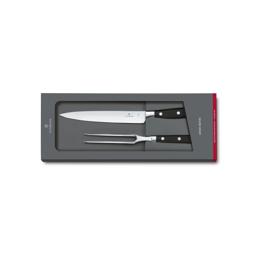 Victorinox - Σετ σερβιρίσματος GRAND MAITRE, 2 τεμ., μαύρο