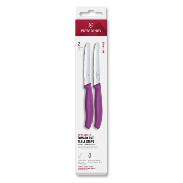 Victorinox - Σετ μαχαιριών κουζίνας για λαχανικά SWISS CLASSIC 11 cm 2 τεμ. μωβ