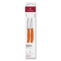 Victorinox - Σετ μαχαιριών κουζίνας για λαχανικά SWISS CLASSIC 8 cm, 2 τεμ., πορτοκαλί