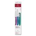 Victorinox - Σετ μαχαιριών κουζίνας με αποφλοιωτή SWISS CLASSIC, 3 τεμ., πολύχρωμο