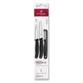 Victorinox - Σετ μαχαιριών κουζίνας με αποφλοιωτή SWISS CLASSIC, 3 τεμάχια, μαύρο