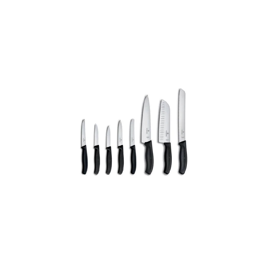 Victorinox - Σετ μαχαιριών κουζίνας με βάση SWISS CLASSIC, 9 τεμ., οξιά/μπεζ