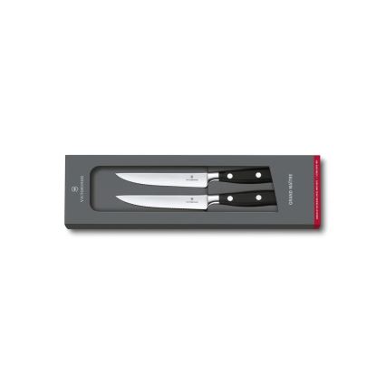 Victorinox - Σετ μαχαιριών για μπριζόλα GRAND MAITRE 12 εκ. 2 τεμ. μαύρο