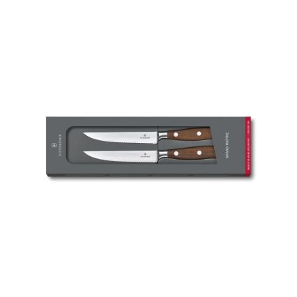 Victorinox - Σετ μαχαιριών για μπριζόλες GRAND MAITRE 12 εκ., 2 τεμ., με λαβή από σφένδαμο