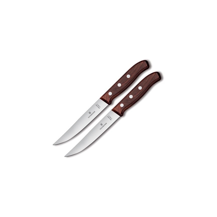 Victorinox - Σετ μαχαιριών για μπριζόλες WOOD 14 εκ., 2 τεμ., σφένδαμος