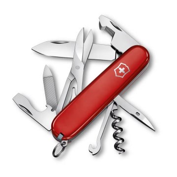 Victorinox - Πολυλειτουργικό τσεπικό μαχαίρι COMPANION 9,1 εκ./16 λειτουργίες κόκκινο
