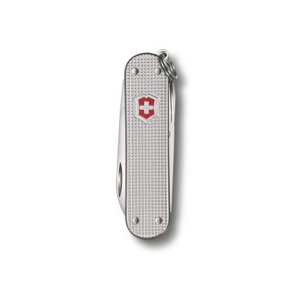 Victorinox - Πολυλειτουργικός σουγιάς τσέπης CLASSIC ALOX 5,8 cm/5 λειτουργίες ασημί