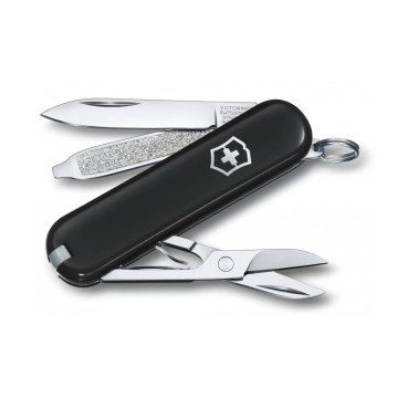 Victorinox - Πολυλειτουργικός σουγιάς τσέπης CLASSIC SD 5,8 cm/7 λειτουργίες μαύρο