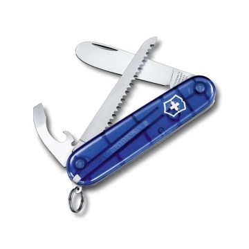 Victorinox - Πολυλειτουργικός σουγιάς τσέπης MY FIRST VICTORINOX 8,4 cm/8 λειτουργίες μπλε