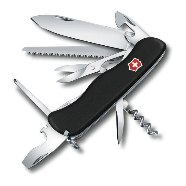 Victorinox - Ελβετικός σουγιάς 11,1 cm/14 λειτουργίες μαύρο