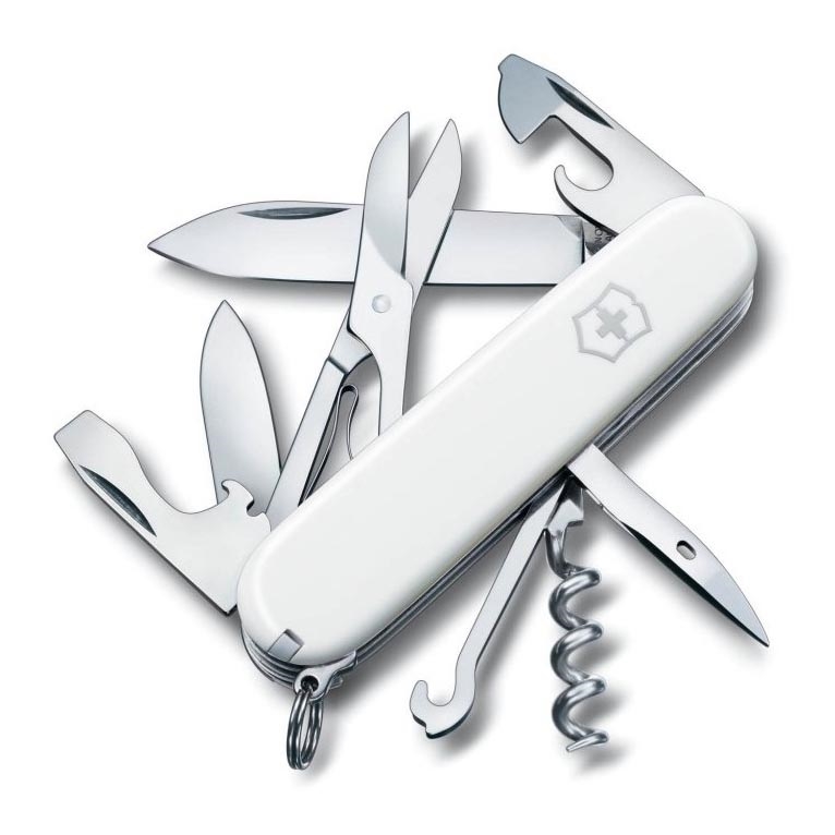 Victorinox - Ελβετικός σουγιάς 9,1 cm/14 λειτουργίες λευκό