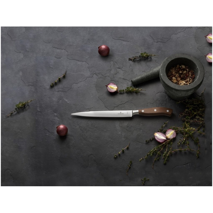 Victorinox - Μαχαίρι φιλεταρίσματος κουζίνας GRAND MAITRE 20 εκ., λαβή από σφένδαμο